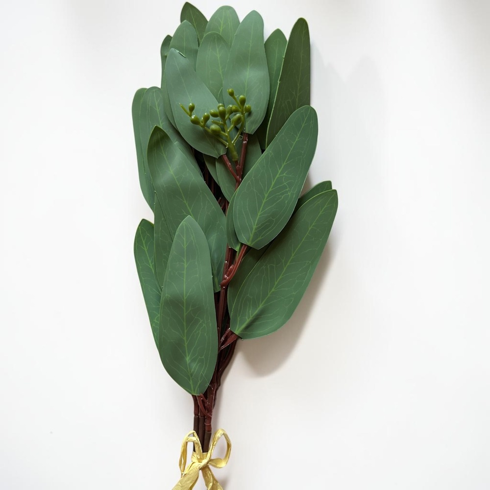 Artificial Mixed Eucalyptus Greenery Branches Stems 10 Bundles Sage Green - Picture 4 of 8